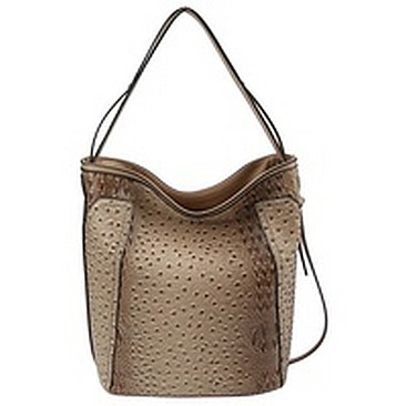 Ostrich Croc Convertible Bucket