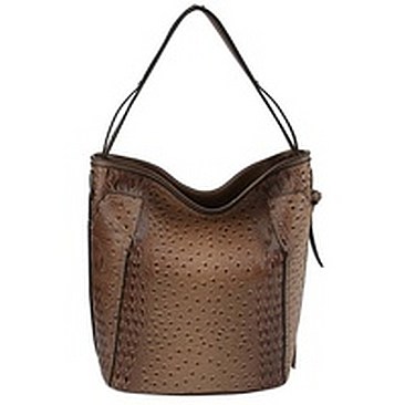 Ostrich Croc Convertible Bucket