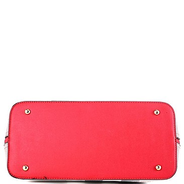 Plaid Check Tasseled 2Way Bag