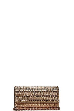 CUTE MIRROR MOSAIC PARTY CLUTCH WITH CHAIN