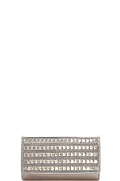 FASHION MULTI RHINESTONE FRONT PARTY CLUTCH WITH CHAIN