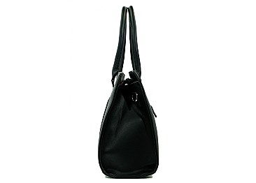 David Jones Front Zippered Satchel