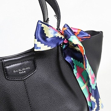 David Jones Satchel With Ribbon
