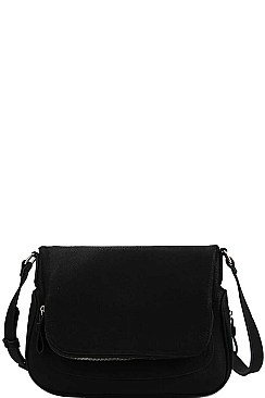 MODERN MESH FRONT CROSS BODY BAG
