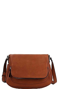 MODERN MESH FRONT CROSS BODY BAG