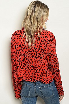Animal Leopard Print Blazer - Pack of 6 Pieces