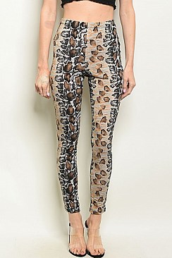 Animal Printed Pants - Pack of 6 Pieces