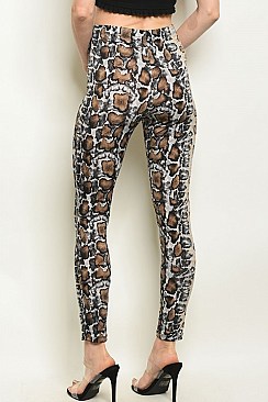 Animal Printed Pants - Pack of 6 Pieces