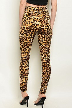 Animal Printed Pants - Pack of 6 Pieces