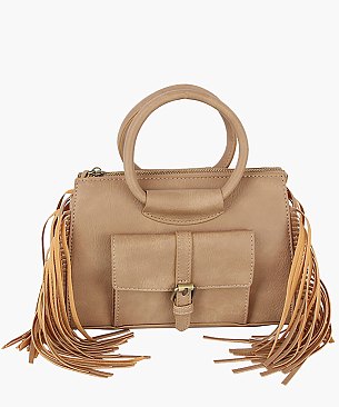 Fashion Fringe Satchel