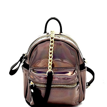 METALLIC FANNY PACK CROSS BODY