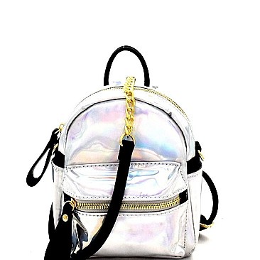 METALLIC FANNY PACK CROSS BODY