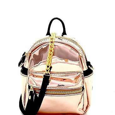 METALLIC FANNY PACK CROSS BODY