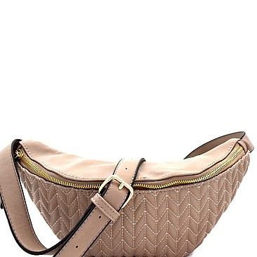 Chevron Quilted Fashion Fanny Pack