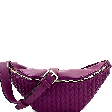 Chevron Quilted Fashion Fanny Pack