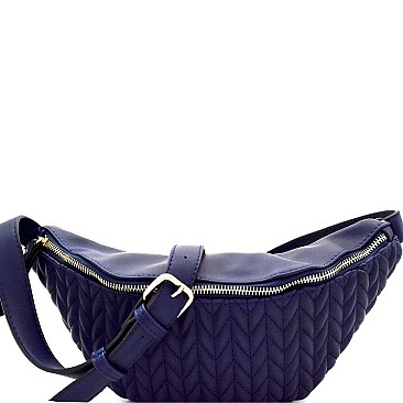 Chevron Quilted Fashion Fanny Pack
