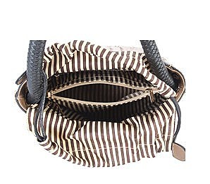 2 in 1 Alligator Skin Satchel & Wallet Set