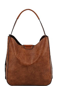 2 IN 1 TOTE BAG WITH LONG STRAP