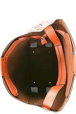 2 IN 1 TOTE BAG WITH LONG STRAP