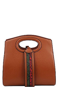 2IN1 STYLISH TRENDY STRAP SATCHEL BAG WITH MATCHING WALLET
