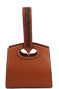 2IN1 STYLISH TRENDY STRAP SATCHEL BAG WITH MATCHING WALLET