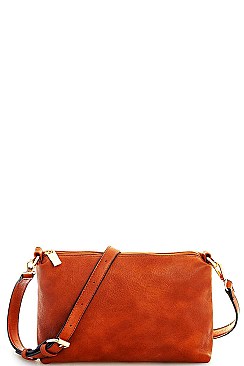 2IN1 TRENDY STYLISH SATCHEL WITH LONG STRAP