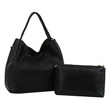 Fashion Laser Cut Perforated 2-in-1 Shoulder Bag