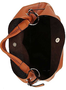 2 IN 1 DESIGNER FASHION SATCHEL WITH LONG STRAP