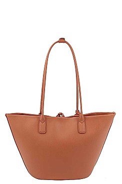 2 IN 1 TRENDY TOTE BAG & CLUTCH SET