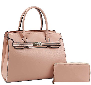 2 IN 1 FASHION SATCHEL WALLET SET