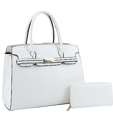 2 IN 1 FASHION SATCHEL WALLET SET