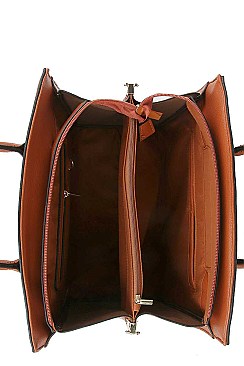 2 IN 1 FASHION SATCHEL WALLET SET