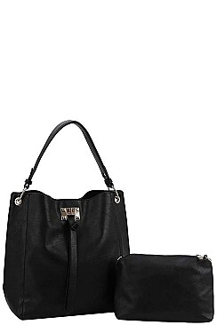 2IN1 MODERN VIRAGO FASHION SATCHEL WITH LONG STRAP