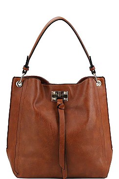 2IN1 MODERN VIRAGO FASHION SATCHEL WITH LONG STRAP