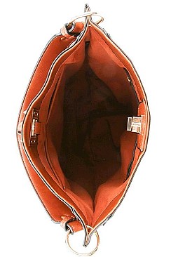 2IN1 MODERN VIRAGO FASHION SATCHEL WITH LONG STRAP
