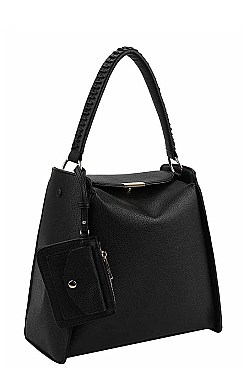 2IN1 MODERN DESIGNER SATCHEL WITH LONG STRAP