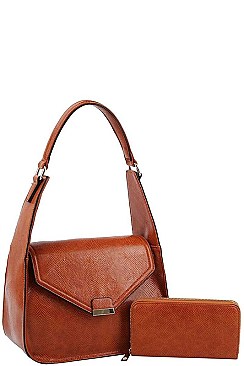 2IN1 FASHION SHOULDER BAG WITH MATCHING WALLET