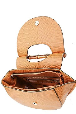 DESIGNER VIRAGO COLLECTION SATCHEL WITH LONG STRAP