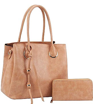 2 IN 1 FASHION SATCHEL WALLET SET