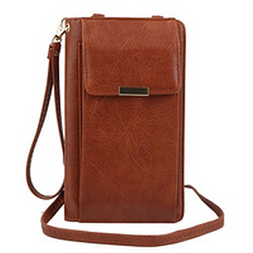 Bifold Wallet Crossbody Cell Phone Case