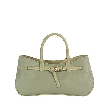 Belted Top Handle Satchel