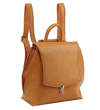 TRENDY CUTE MINI PLAIN CONVERTIBLE BACKPACK