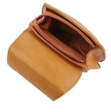 TRENDY CUTE MINI PLAIN CONVERTIBLE BACKPACK