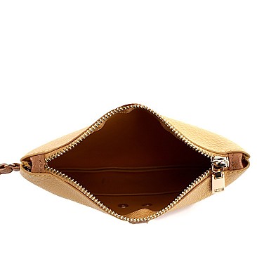 3 in 1 Two-Tone Shopper Tote Cross Body Value SET