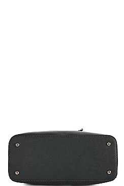 2 IN 1 BUCKET BAG AND CROSSBODY WITH LONG STRAP