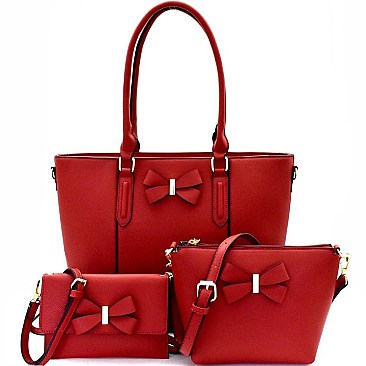 Bow Accent 5 in 1 Tote Value SET MH-EW3005
