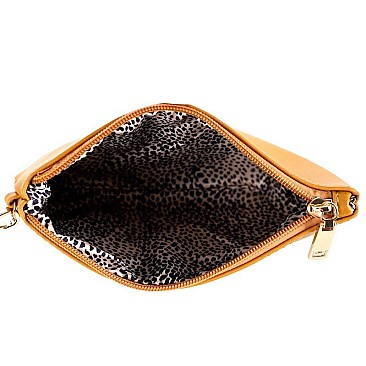 Structured Lizard Pattern 2 in 1 Satchel Wristlet SET
