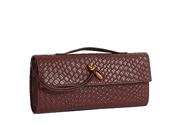 Fashion Woven Clutch Crossbody Bag