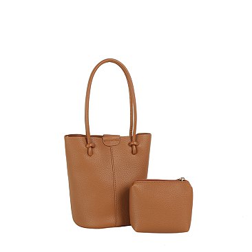 Fashion Top Handle Bucket 2-in-1 Satchel