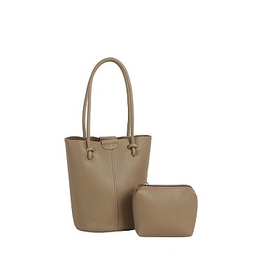 Fashion Top Handle Bucket 2-in-1 Satchel